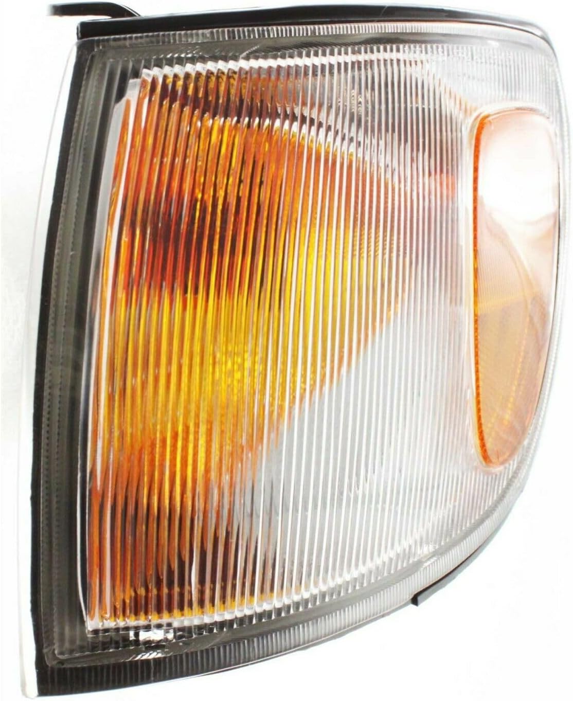 2pcs Signal Light Left Right Side Plastic Lens Clear & Amber Lamp Corner Incandescent with for Toyota for Sienna 1998-2000 with Bulbs Assembly TO2531129