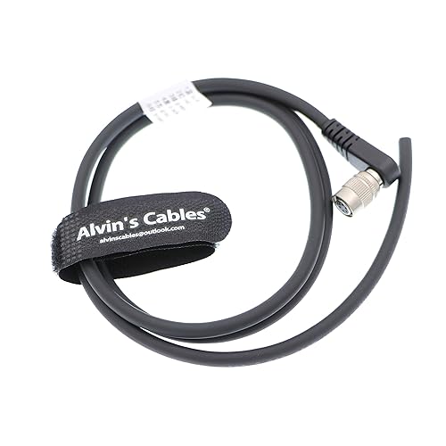 Miniatura 7 de Alvin's Cables Cable estroboscópico PWS de disparador para cámara TIS GigE Hirose ángulo recto 6 pines a cable de extremo abierto para Basler