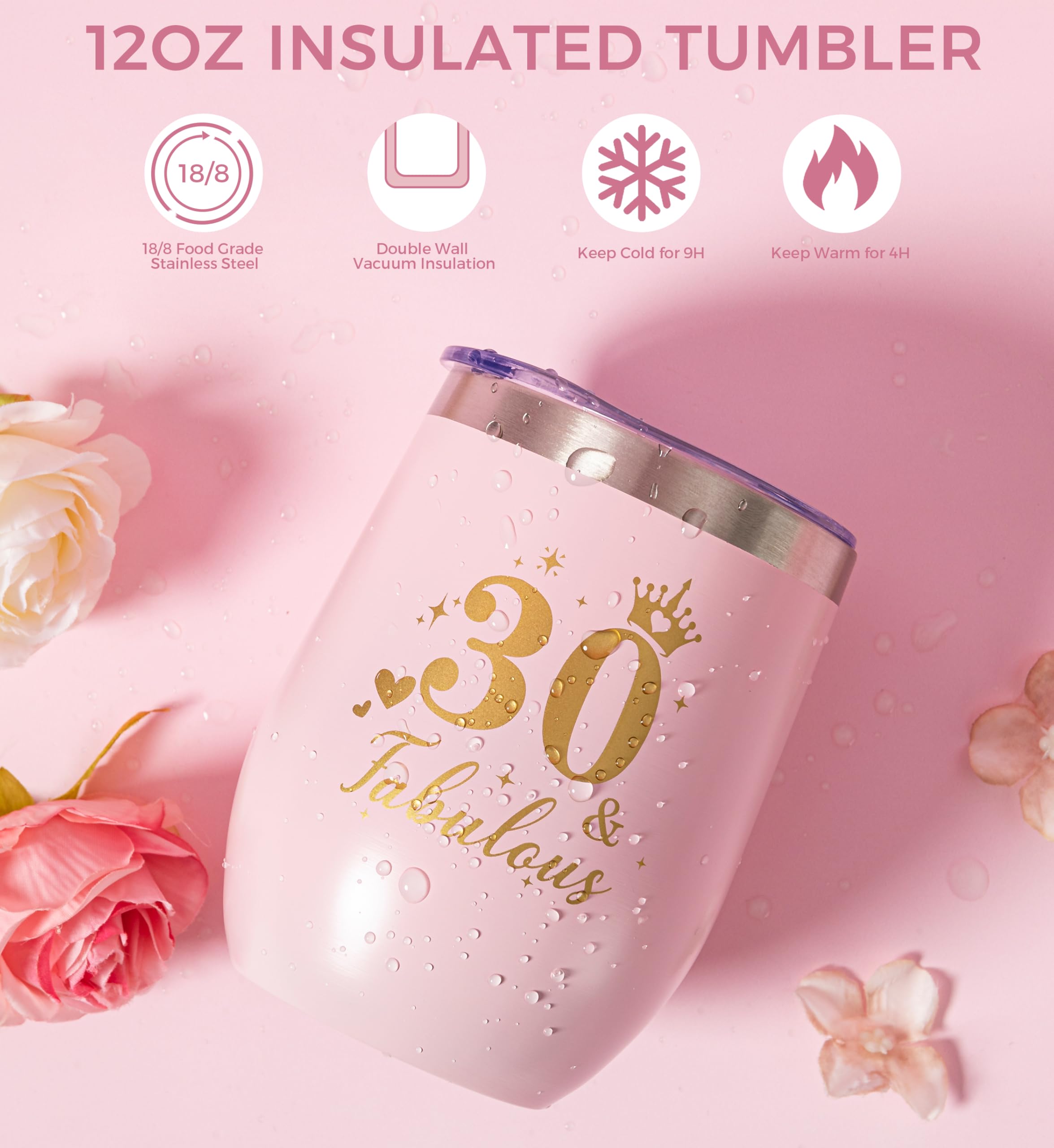 Geschenk zum 30. Geburtstag für Frauen, Geschenkbox zum 30. Geburtstag für sie, einzigartige Geschenke zum 30. Geburtstag, Körperpflege-Paket, Entspannung Spa