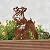 Resama Dog Metal Decorative Garden Stakes - Schnauzer Silhouette Decorative Garden Statues for Outdoor Decor, Unique Gifts for Dog, Lawn Ornaments for Yard and Patio(Rust Colour)