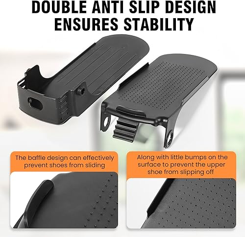 Miniatura 6 de TOPNEW Paquete de 20 ranuras para zapatos, apilador de zapatos para un par de zapatos, 4 niveles ajustables, 50% ahorro de espacio de zapatos,
