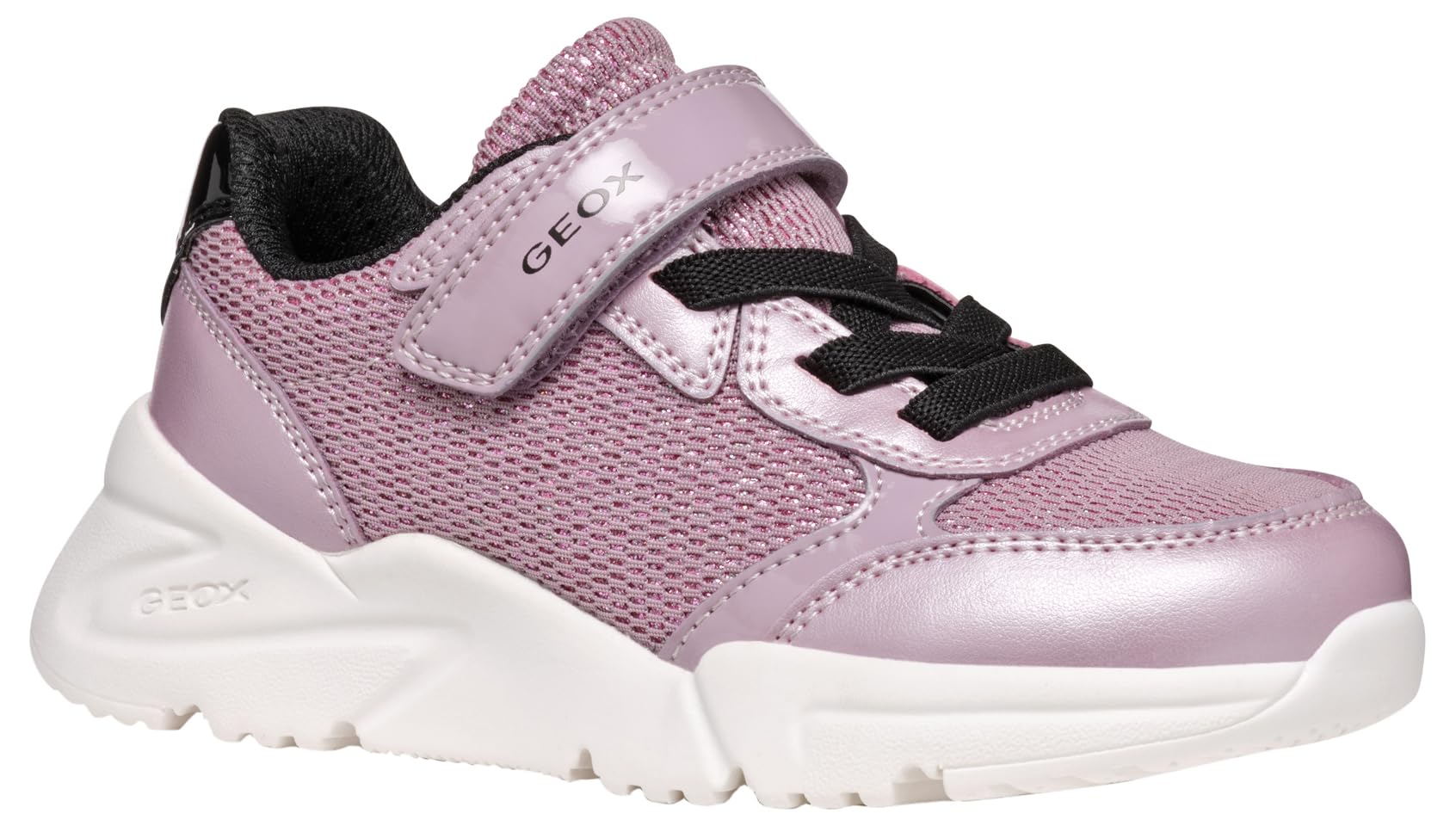 Geox J Loftus Girl C, Sneaker, Pink