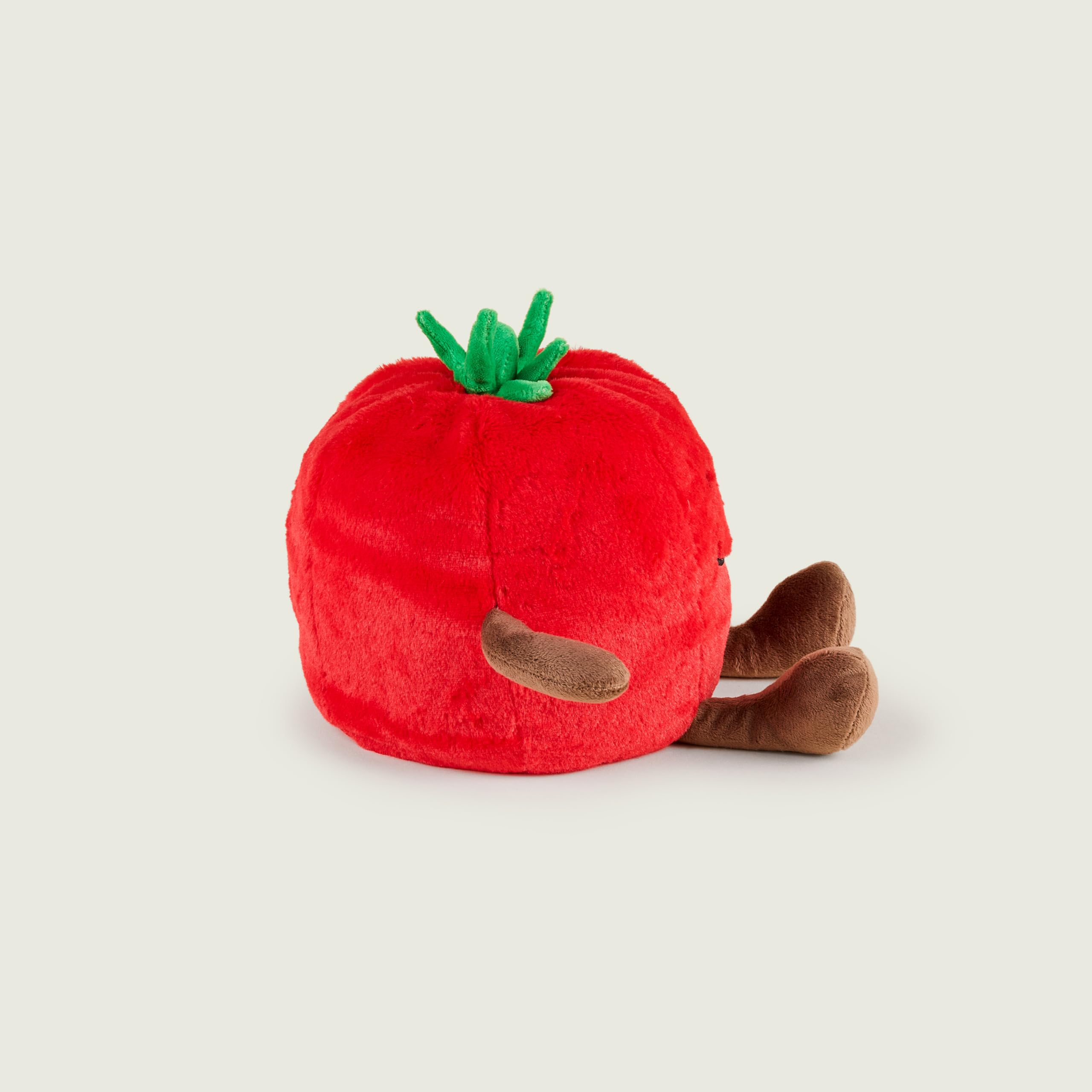 Warmies Tomate Große Größe, Vollständig Mikrowellengeeignet und Gewichtetes Kuscheltier für Angst, Im Gefrierschrank kühlen oder in der Mikrowelle erwärmen, Weiches Wärmekissen