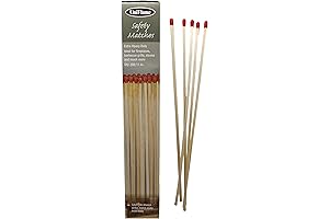 11" Extra Long Safety Matches, Heavy Duty Barbecue Grill and Fireplace Matches...