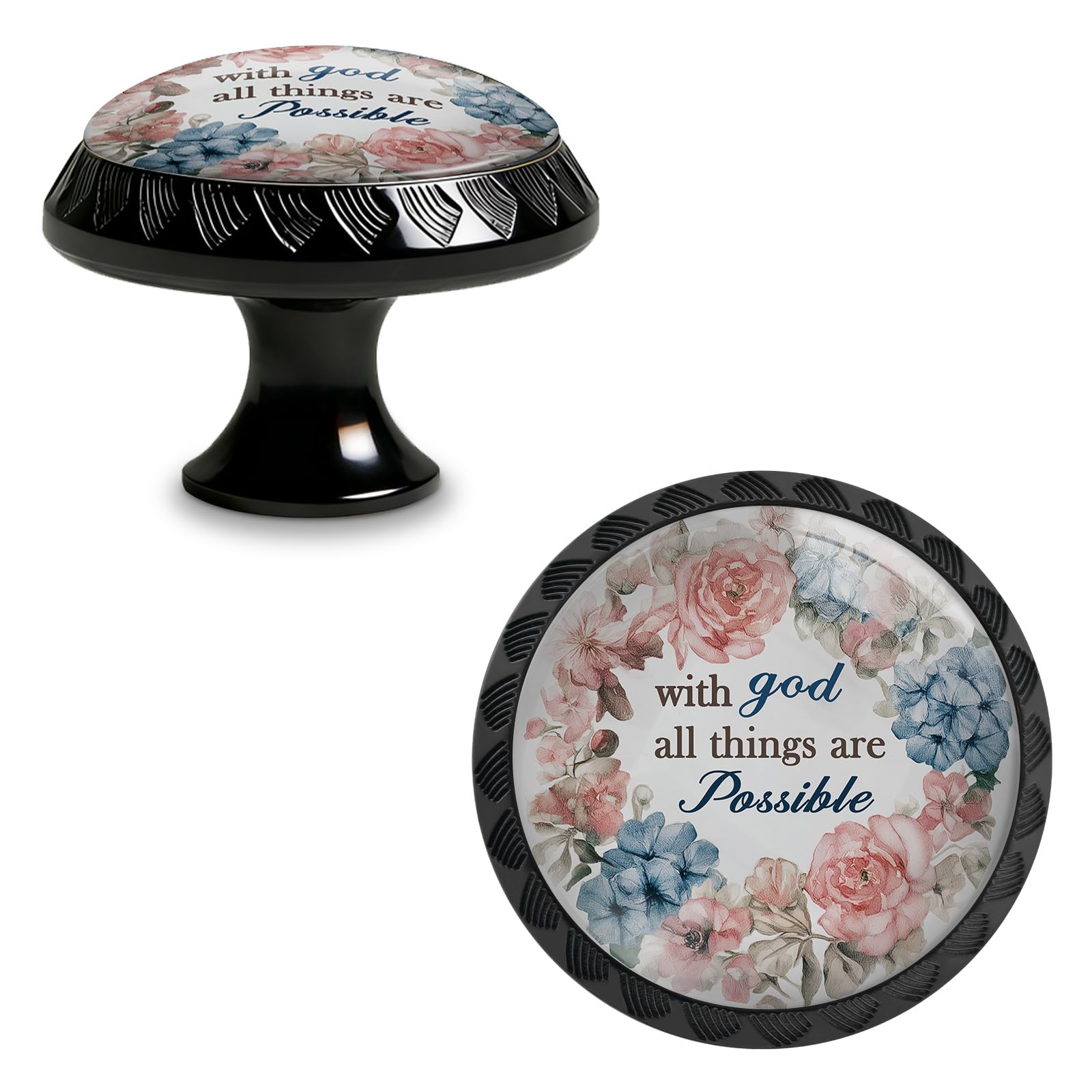 Boutons de tiroir acrylique pour commode de chambre design spirituel Yiruhe