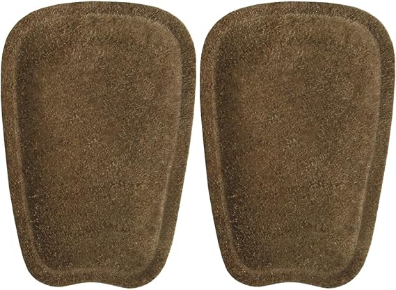 pedag Supra | German Handmade Shoe Tongue Pads | Soft Suede Leather and Memory Foam Shoe Padding | Solves Loose Shoes Problem | 1 Pair, Large/X-Large Size