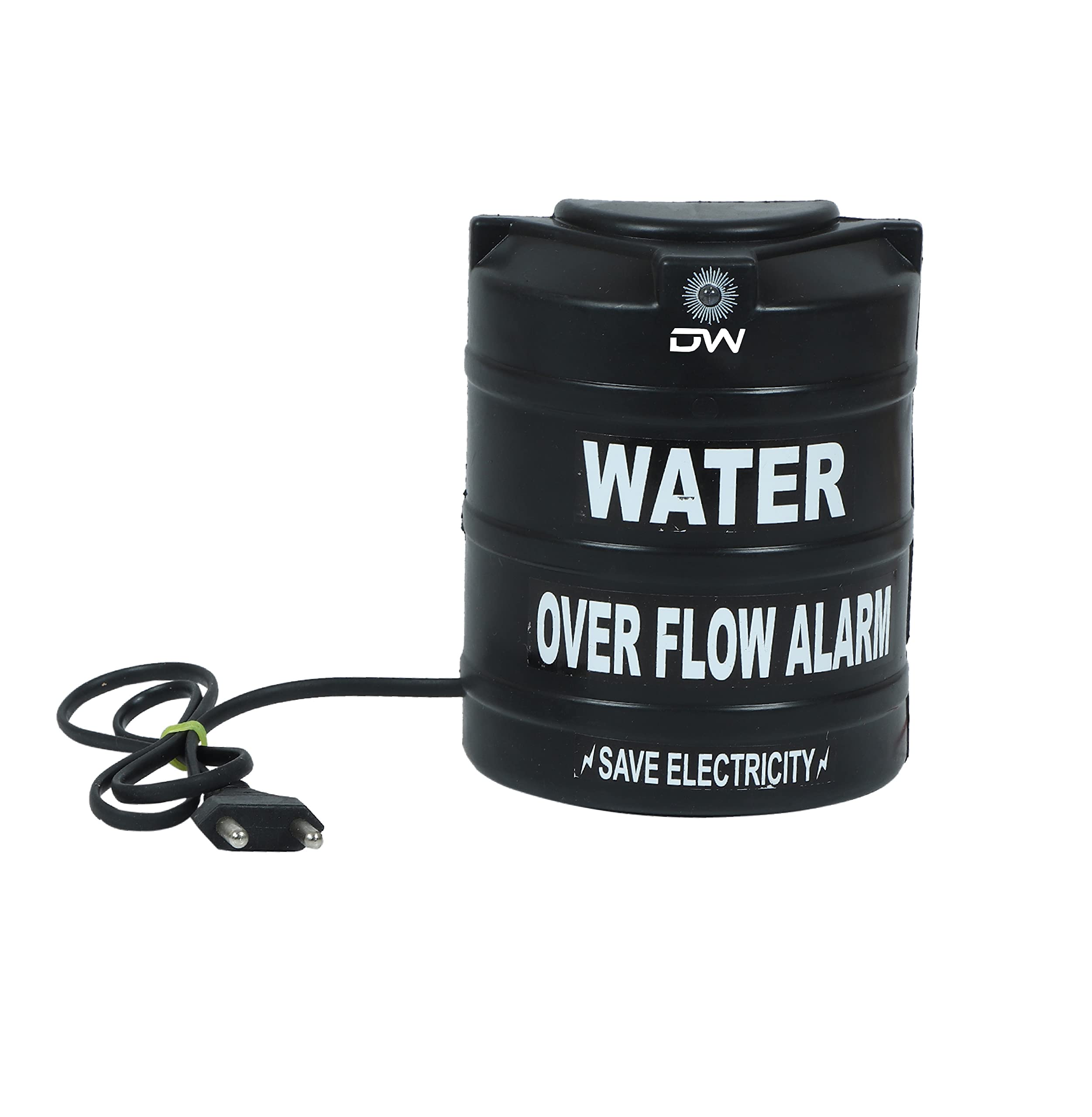 Water Alarm with Sensor - Overflow Bell & Voice Sound (Size: 10.5x13.5 cm, Black)-picture-17