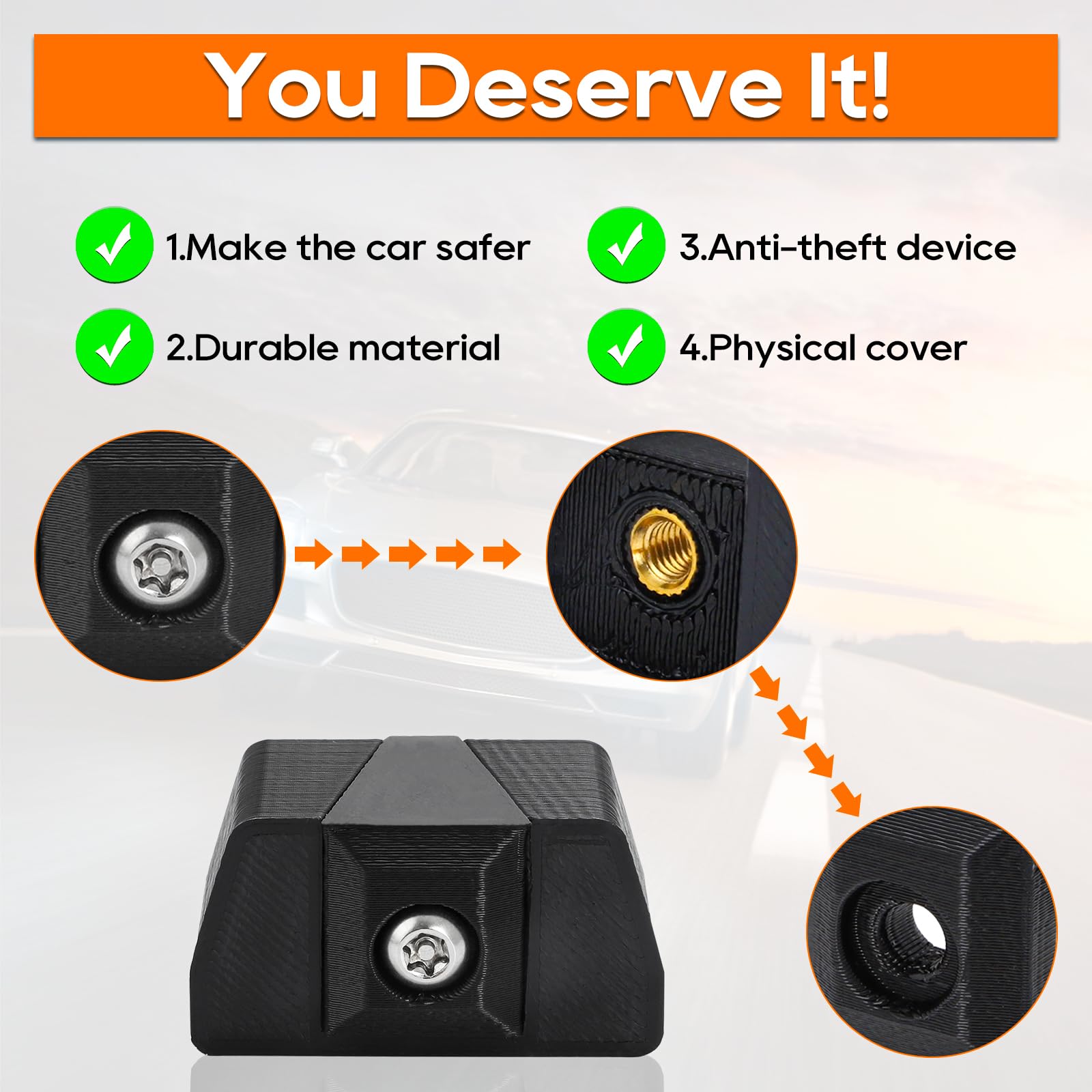 OBD Port Locking Kit w/Screw Anti-Theft For All 1996+ Vehicles W/ OBD 2