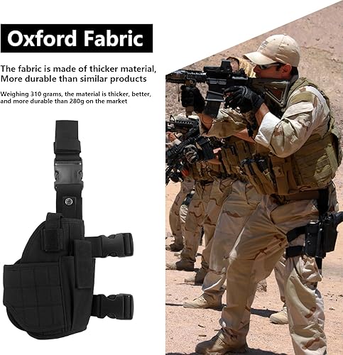 Miniatura 2 de TORMEN Funda táctica ajustable para pistola de pierna derecha, compatible con Nerf Elite Series Blaster