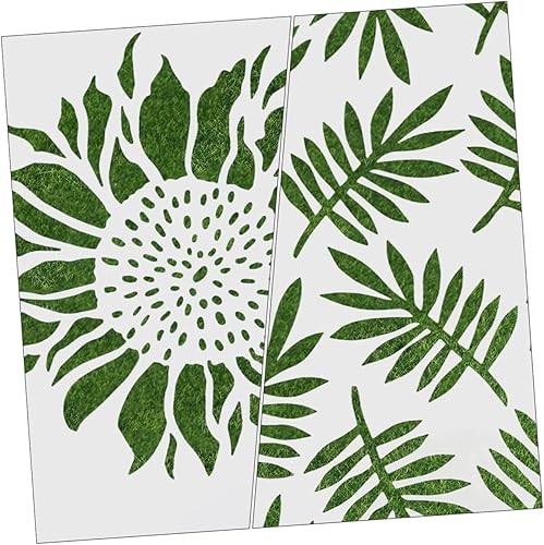 Miniatura 4 de TEHAUX Plantilla de pintura de recorte de girasol, plantilla de girasol, plantilla floral, plantillas de pintura de flores, plantillas de álbumes de