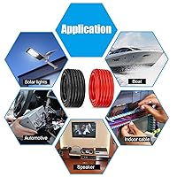 Vista 5 de Cable marino de calibre 6, cable de cobre estañado para barco, estándar de EE. UU., OFC, alambre de cobre libre de oxígeno para altavoces de lanchas