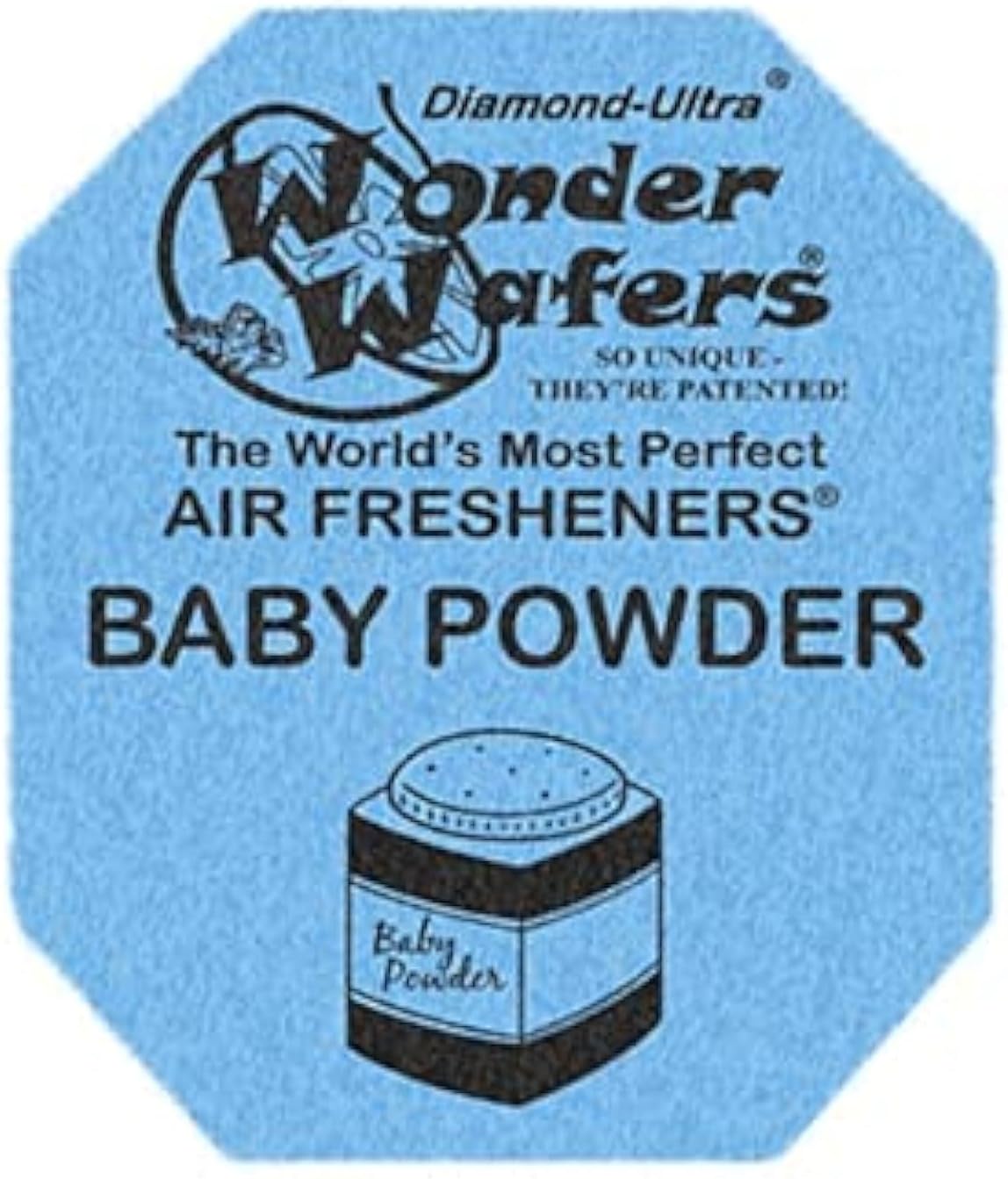 Wonder Wafers Air Fresheners 25ct. Individually Wrapped, Baby Powder Fragrance