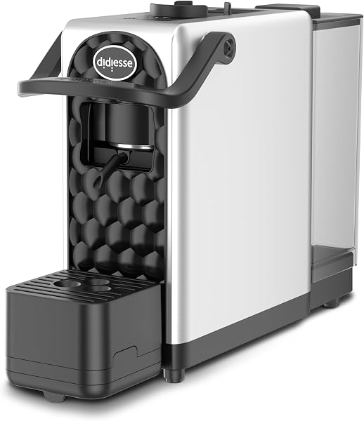 Didiesse Macchina Caffè Cialde, Macchina Espresso DarkSide - Caffè Intenso e Aromatico senza rinunciare a Praticità e Design, Serbatoio 1.3 L, Basso Consumo (650W), Compatta e Leggera - Colore Silver - 3