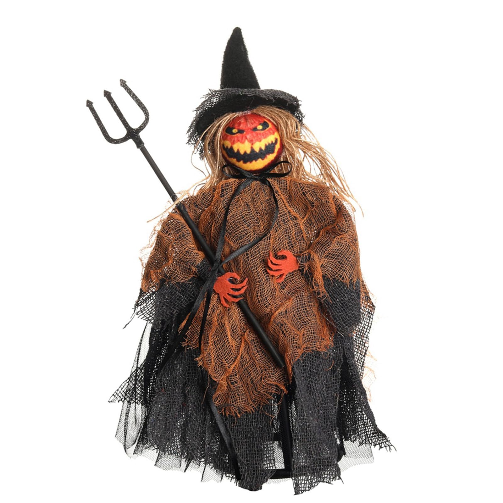 Buxuaaaa New Pumpkin Ornament Home Party Table Tree Embellishment Festival Halloween Specter Pumpkin Tree Toppers Ornament For Party Decorations Table Halloween Accessory