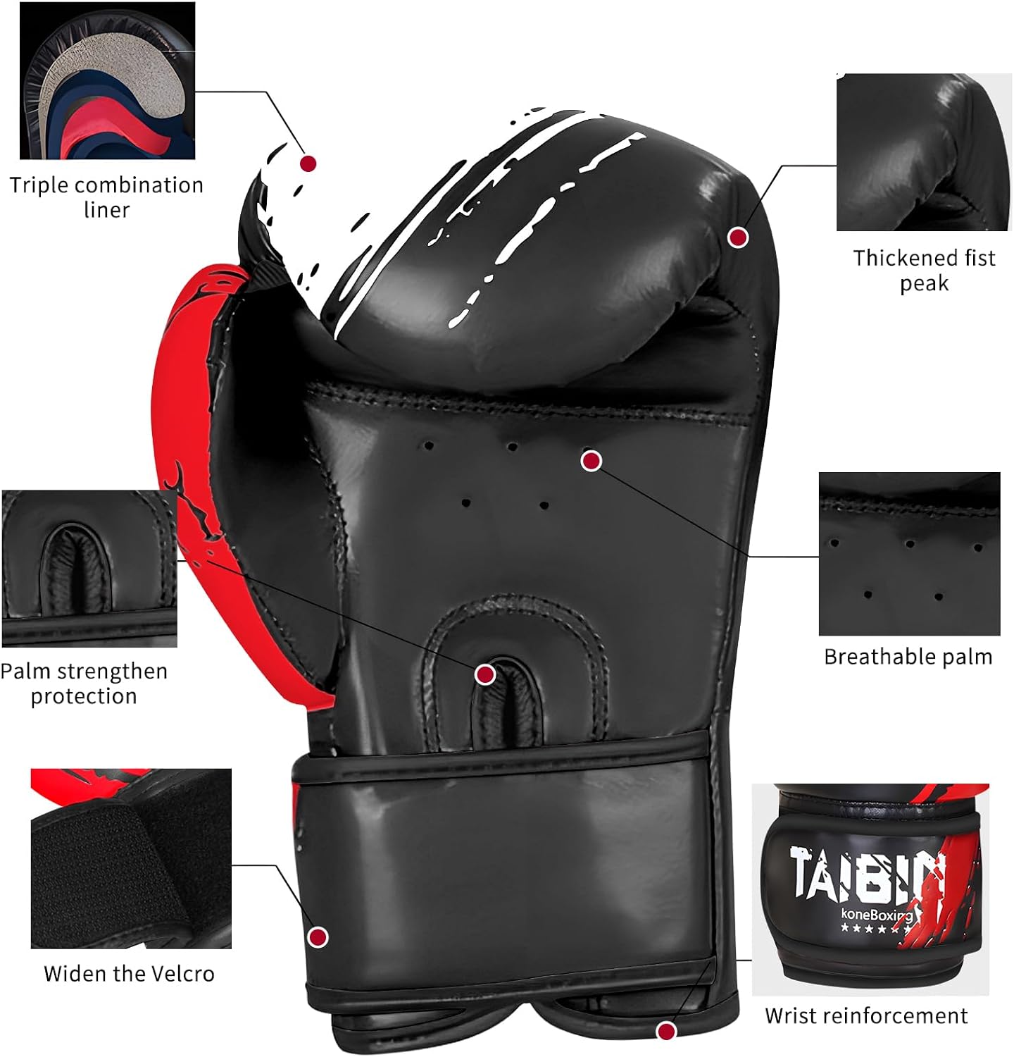 Boxing Gloves for Kids, Kids Sparring Training Gloves for Punching Bag, MMA, UFC, Muay Thai, Karate, Kickboxing