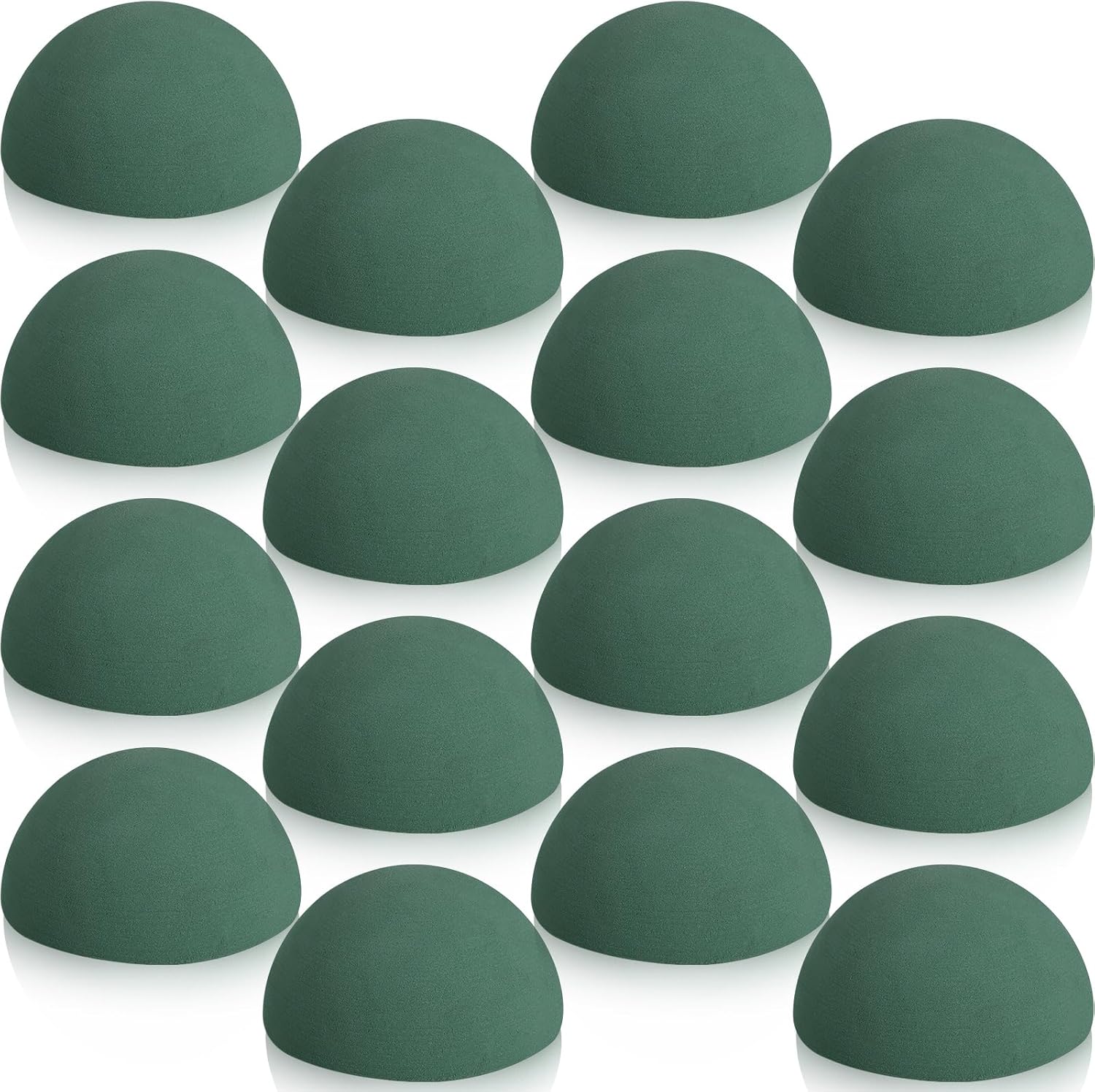 Hsei 16 Pcs Half Ball Floral Foam Dry Floral Flower Foam