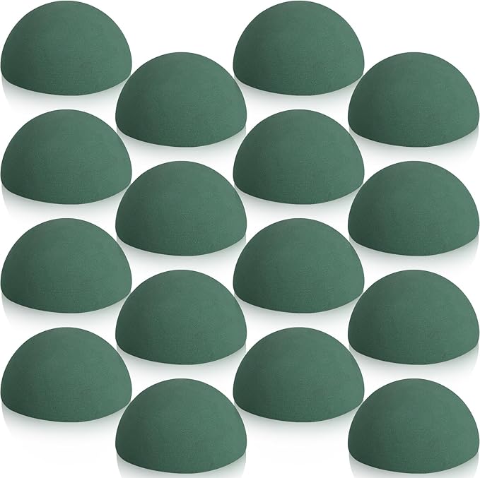 Amazon.com: Hsei 16 Pcs Half Ball Floral Foam Dry Floral Flower Foam ...