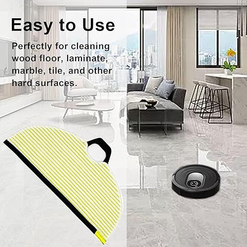 Miniatura 7 de VideoPUP 4 almohadillas de microfibra de repuesto para trapeador de vapor, reutilizables, lavables, compatibles con aspiradora Shark AI Ultra 2 en 1