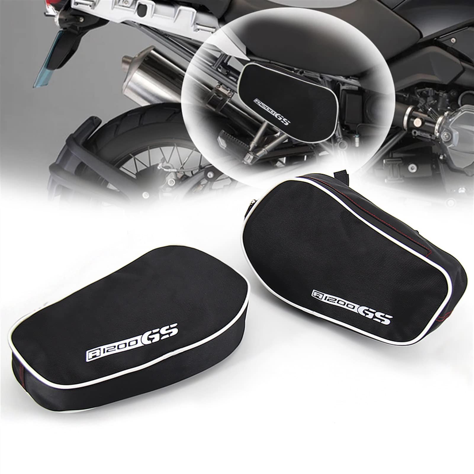 pour BMW R1200GS R 1200 GS Adventure R 1200GS 2004 2005 2006 2007 2008 2009 2010 2011 2012 Moto Sac Étanche Réparation Outil Placement Cadre Paquet Boîte À Outils Moto Accessoires