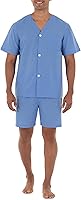 Vista 1 de Fruit of the Loom Conjunto de pijama de manga corta de tela ancha para hombre