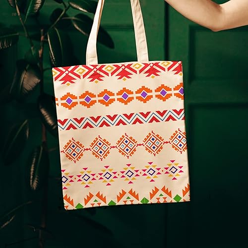 Miniatura 7 de FINGERINSPIRE Plantilla tribal azteca de 11.8 x 11.8 pulgadas, plantillas de dibujo de fronteras del suroeste, plantillas de plástico de 6 estilos