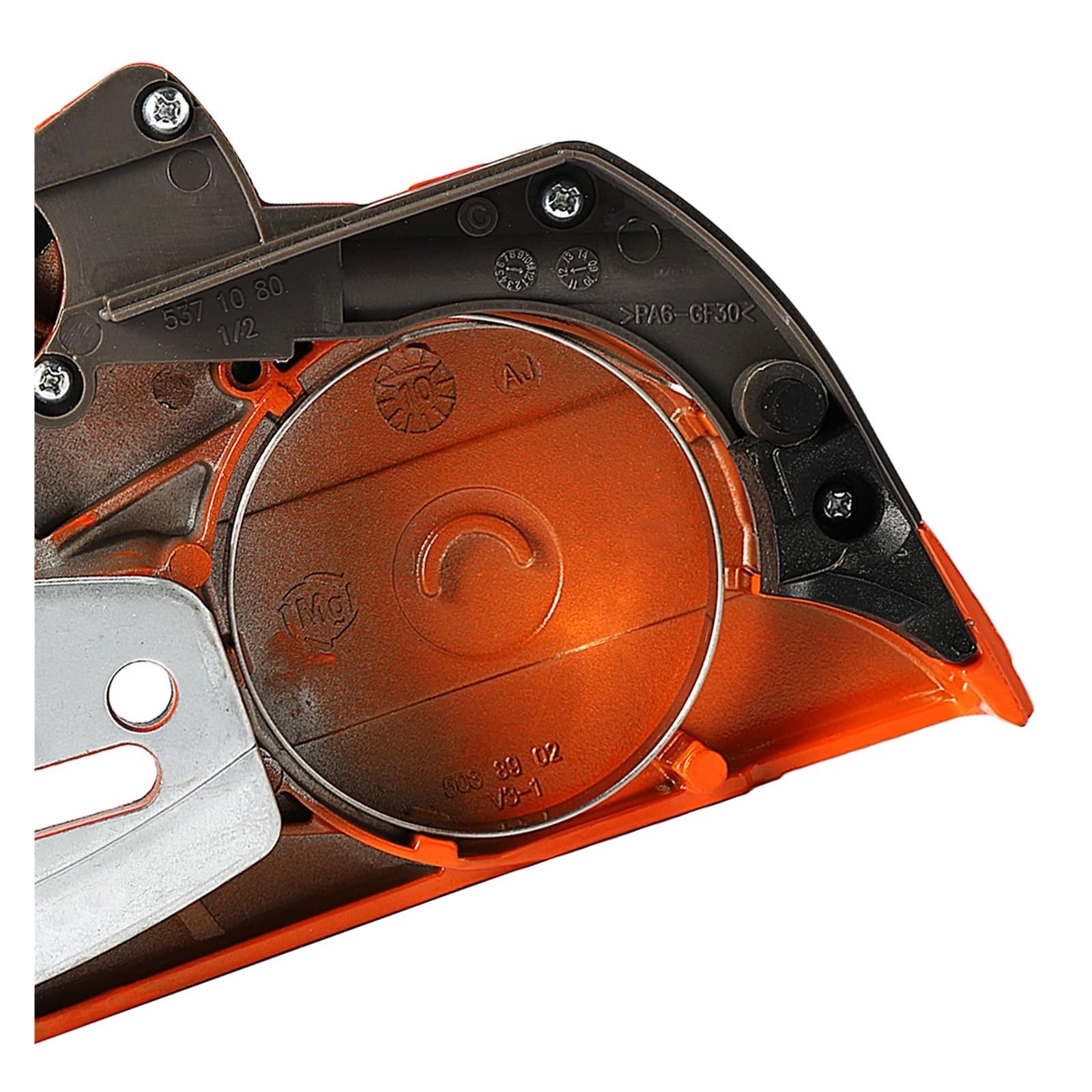 Tapa Lateral del Embrague del Freno de Cadena de Motosierra y Tambor de Embrague de 7 Dientes de 0,325" for motosierras 340, 345 y 350, con rodamiento de Agujas.