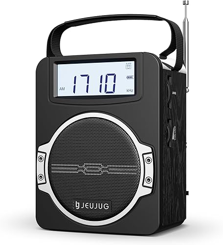 Radio portátil AM FM Radios digitales reloj radio con Bluetooth 5 vatios altavoz recargable AM FM Radios enchufe en la pared funciona con pilas, disponible en Yaxa Guatemala