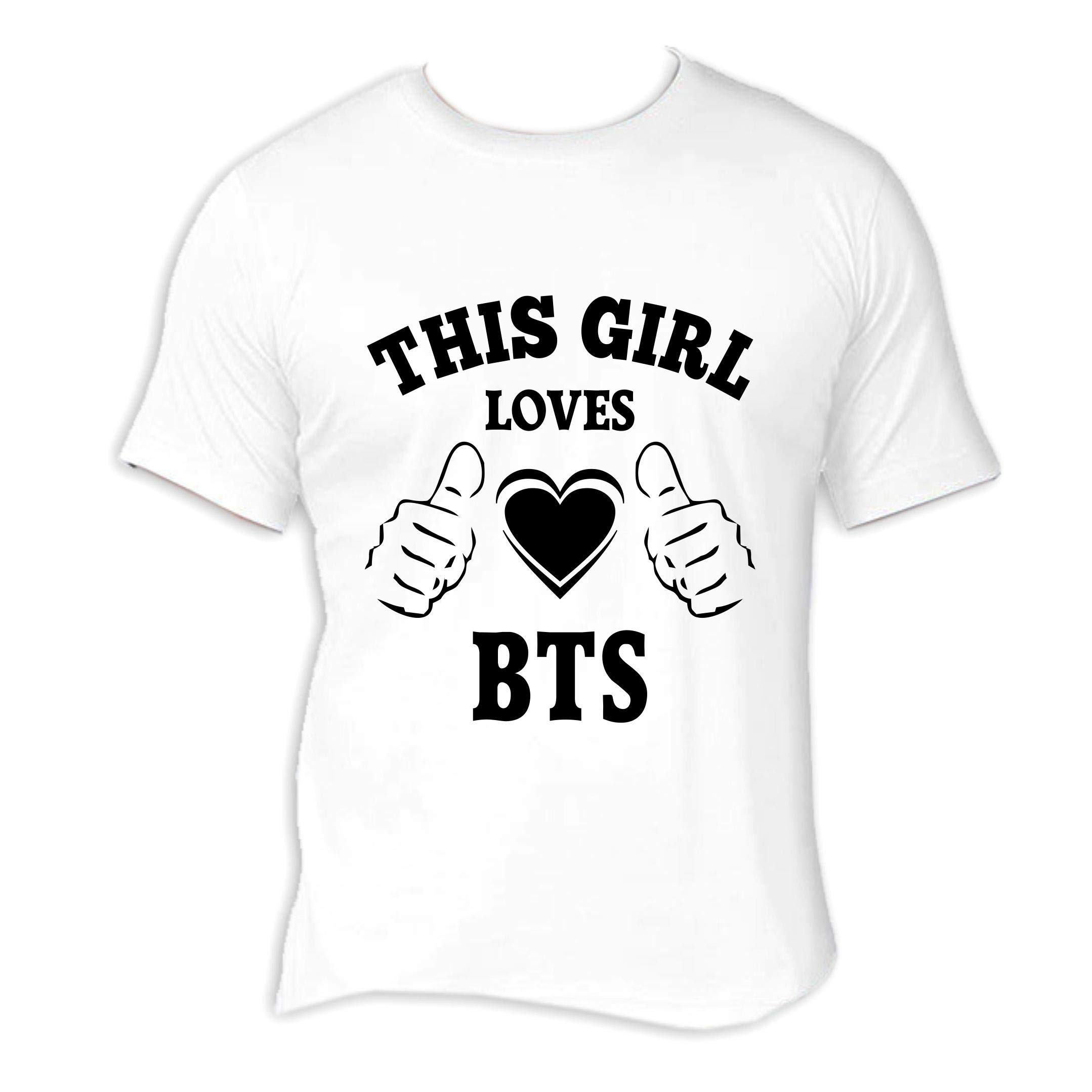 FMstylesThis Girl Loves BTS Unisex Tshirt FMS362