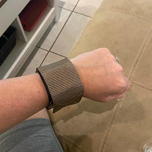 Vista 6 de Cubierta de la correa de reloj táctica, correa de reloj cubierta militar, adecuada para deportes, relojes regulares estándar