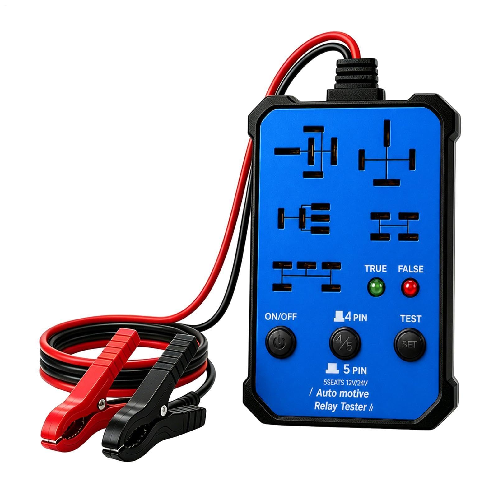 Probador de relés interruptor de relé e inspector de circuitos 12V 24V 8