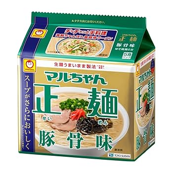 マルちゃんさん専用 Amazon.co.jp: マルちゃん マルちゃん正麺 豚骨味 5食パック 89g