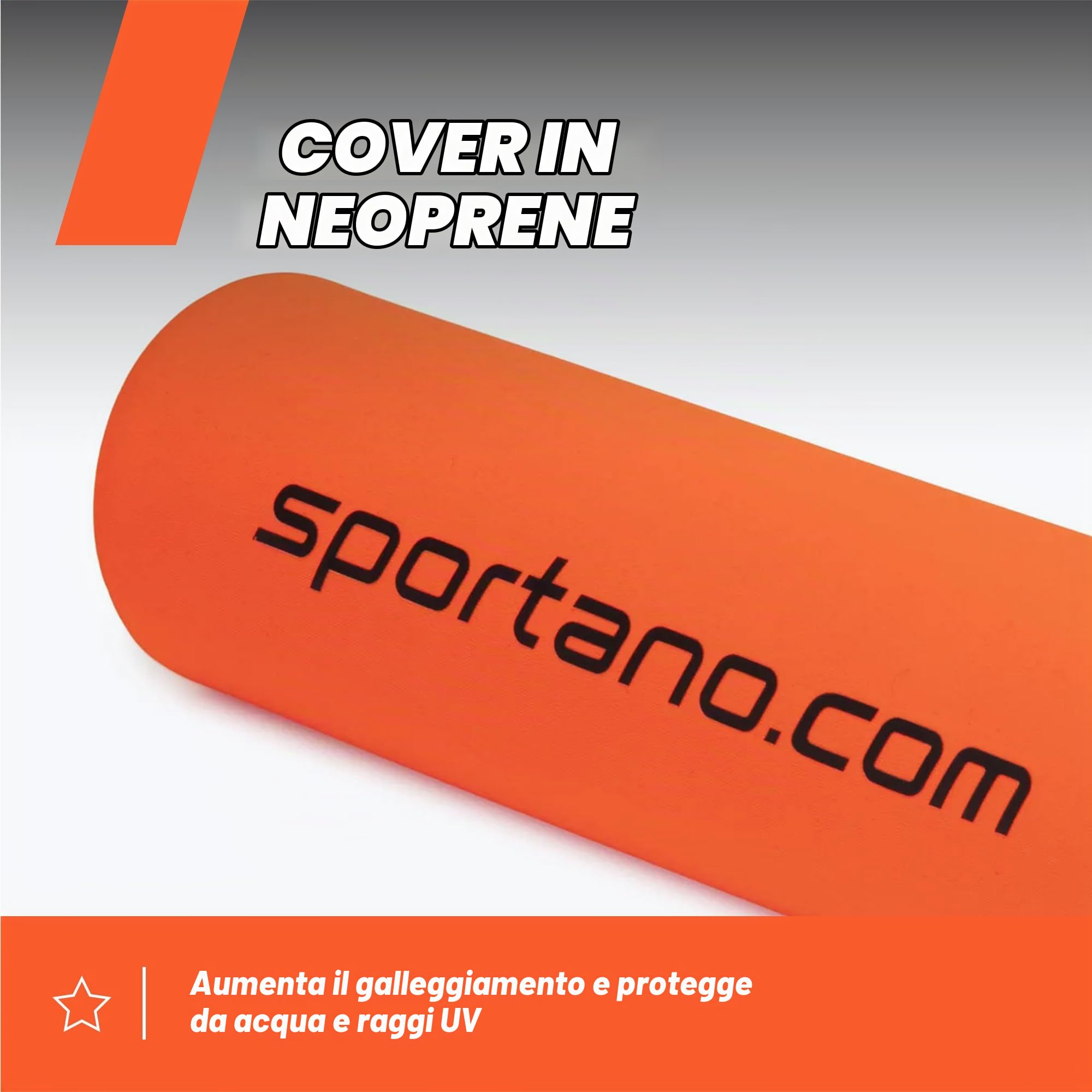 Boa Galleggiante per Pagaia SUP – robusta schiuma NBR, rivestimento in neoprene, compatibile con aste da 25 mm, resistente all'umidità e al freddo, leggera, montaggio rapido, alta galleggiabi
