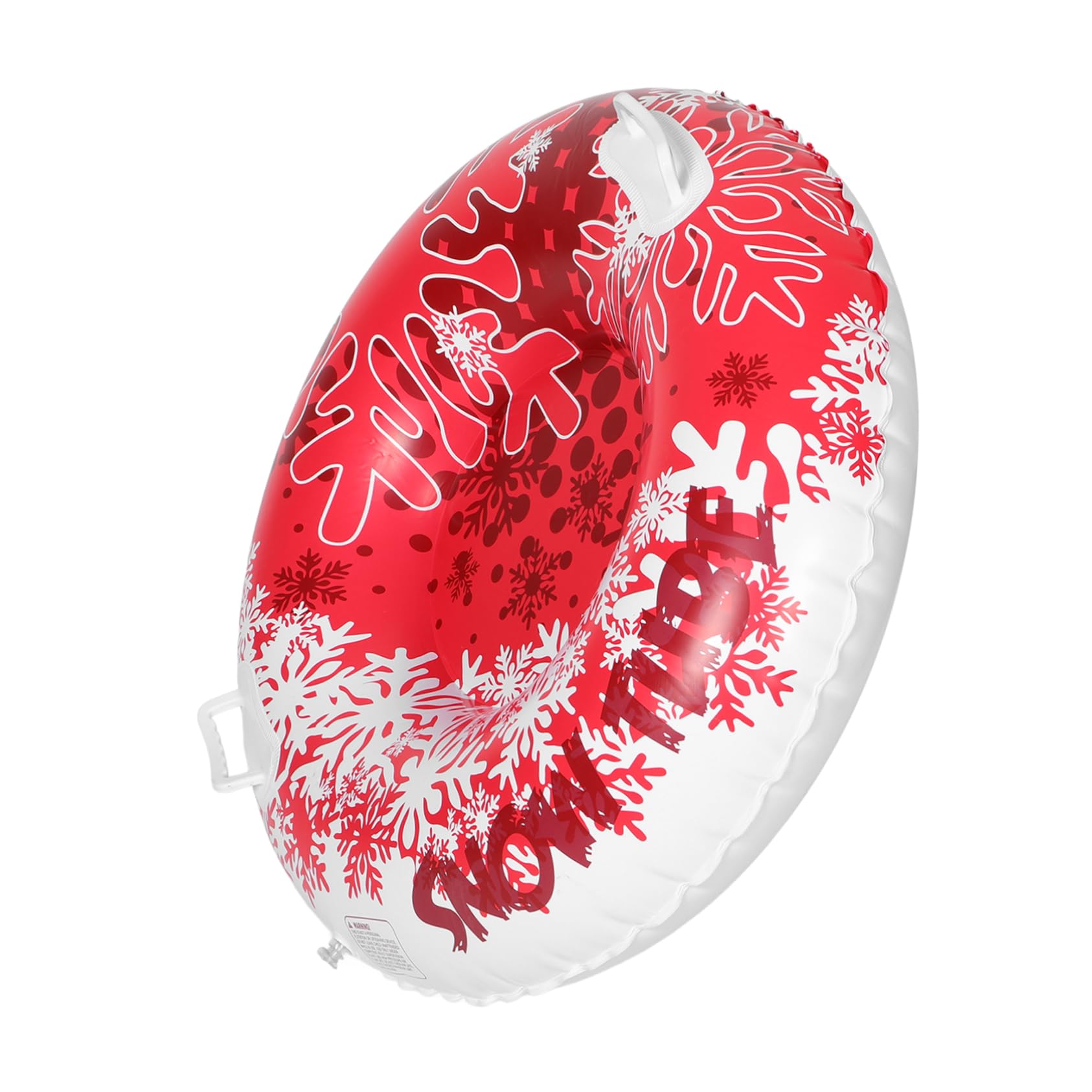 NULYLU Heavy Duty Inflatable Snow Sled Winter Tube for Boys and Girls Sledding Tube Comfortable Round Shape and Bright Patterns