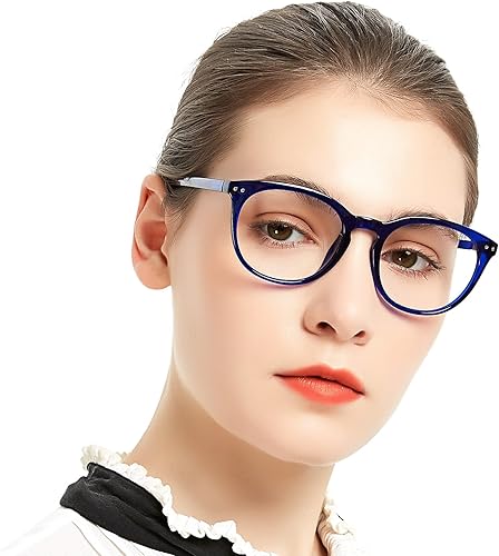 Miniatura 1 de MARE AZZURO Reading Glasses +4.00 Women's Fashion Reader Blue Round Readers 400