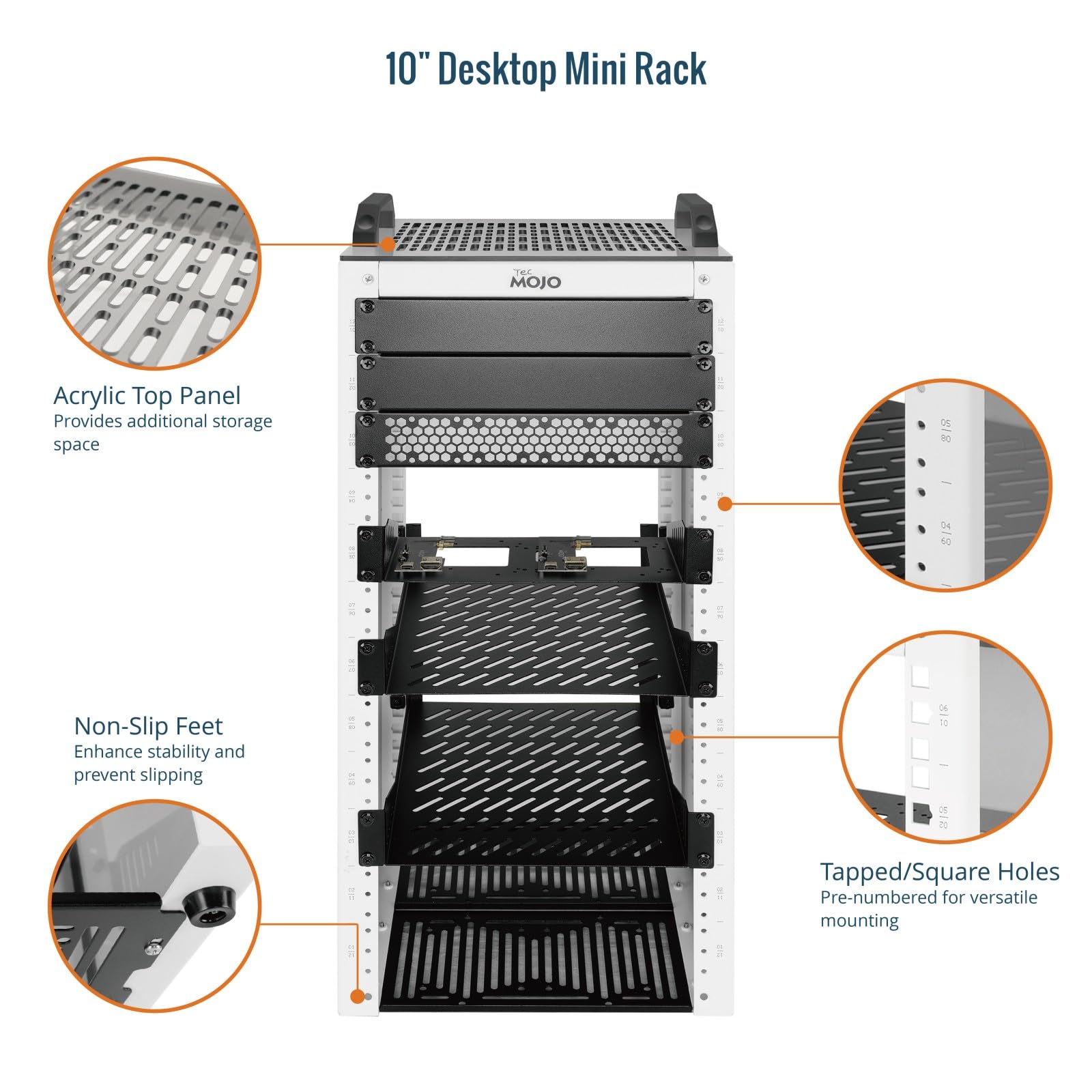 Amazon.com: Tecmojo 12U 10 inch Mini Server Rack & 1U Rack Mount