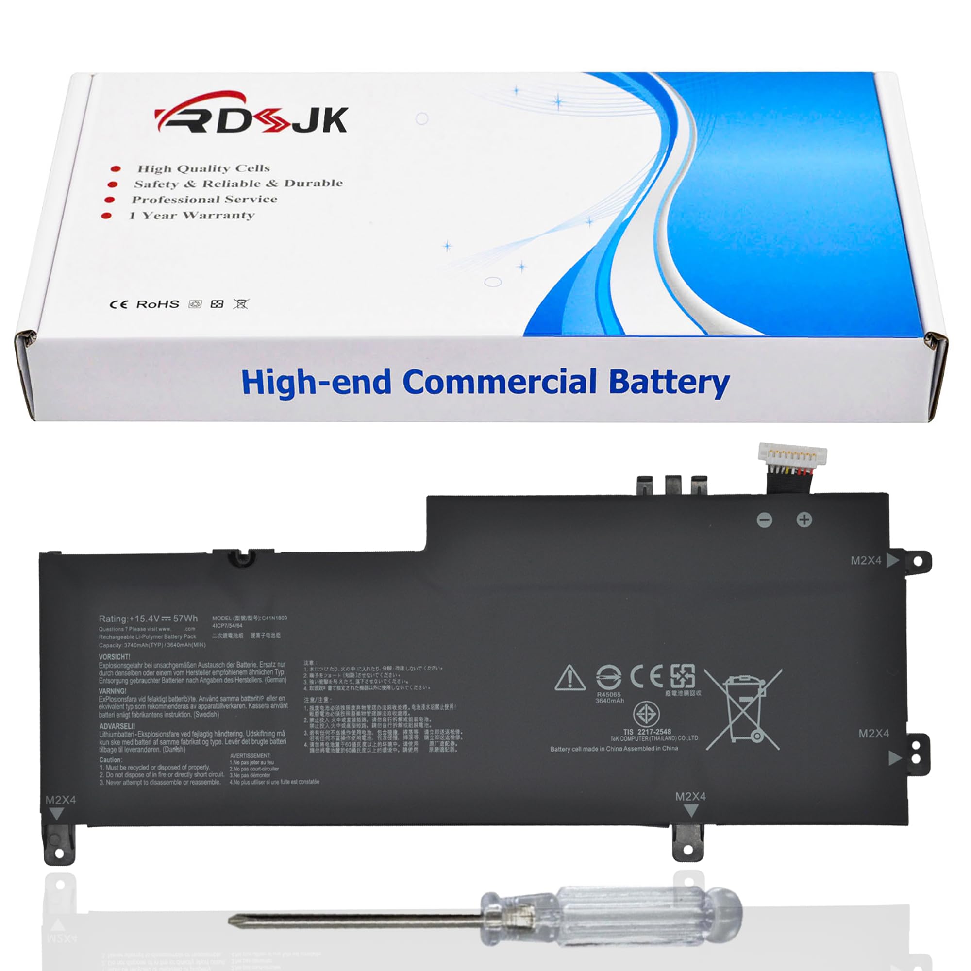 Amazon.com: C41N1809 Laptop Battery for Asus Zenbook Flip 15 UX562