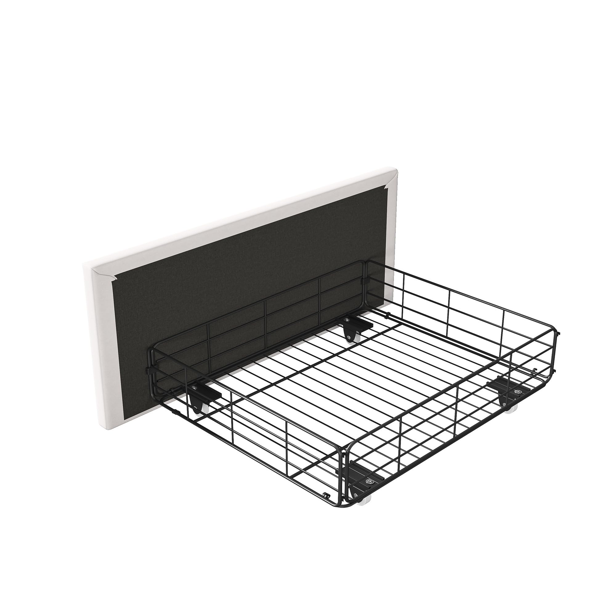 Letto imbottito 160 x 200 cm con illuminazione a LED, letto matrimoniale con 4 cassetti di stoccaggio, telaio letto matrimoniale con rete a doghe, letto cassetto, Beige bianco