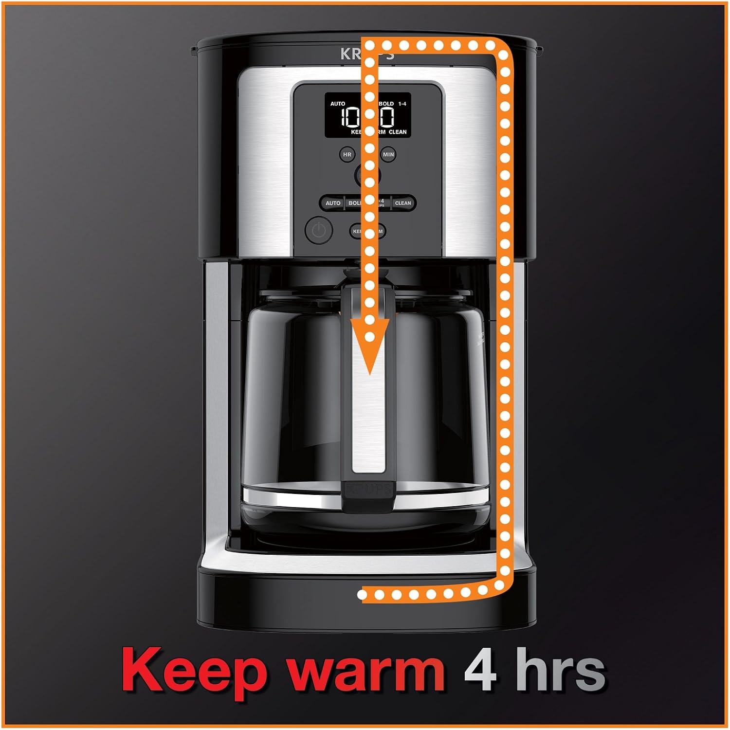 Best Deal 🛒 KRUPS, EC322, 14-Cup Programmable Coffee Maker, Professional Permanent Gold-Tone, Thermobrew Technology, Black Get Special Price KRUPS, EC322, 14-Cup Programmable Coffee Maker, Professional Permanent Gold-Tone, Thermobrew Technology, Black