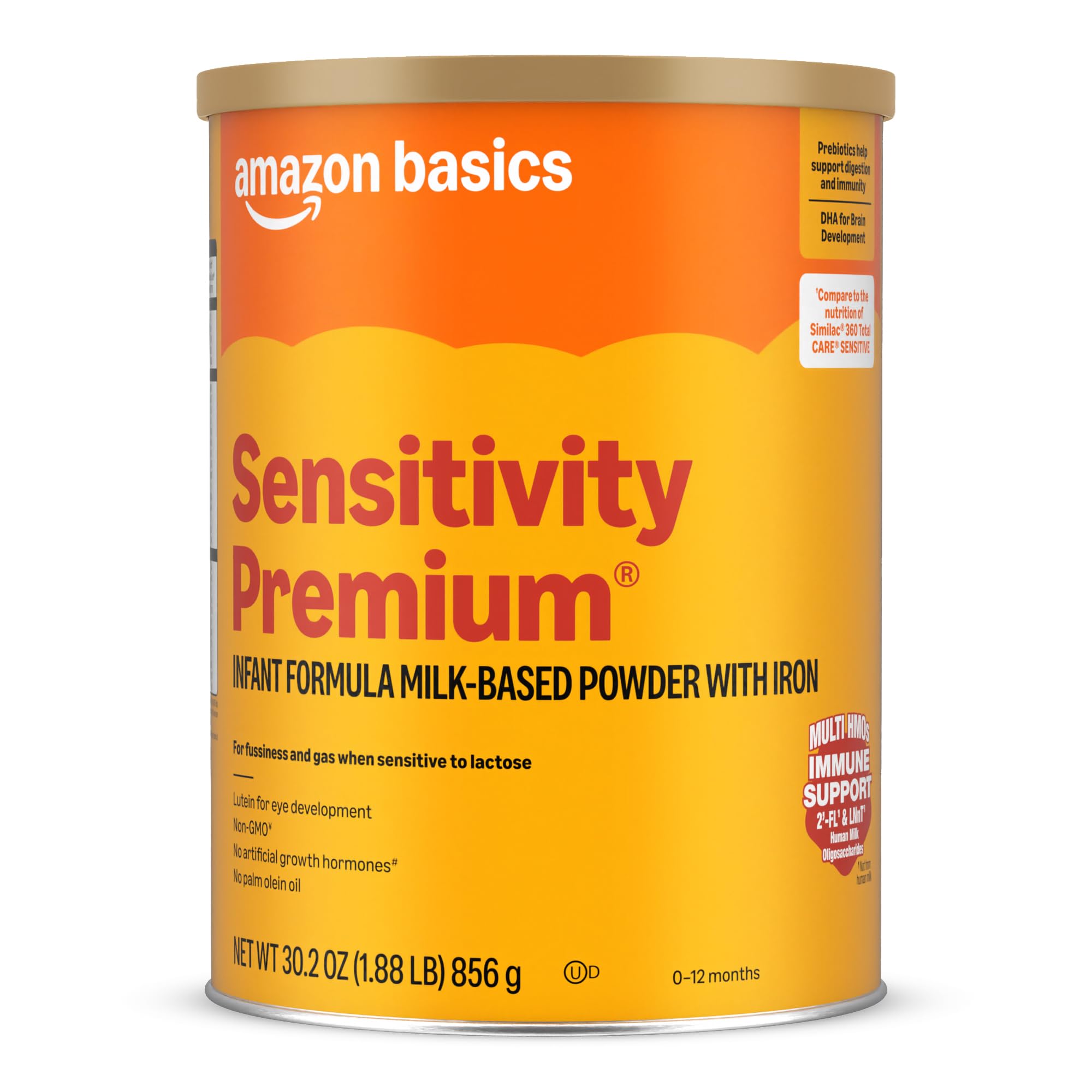 Amazon Basics Sensitivity Premium Infant Formula Powder with Iron