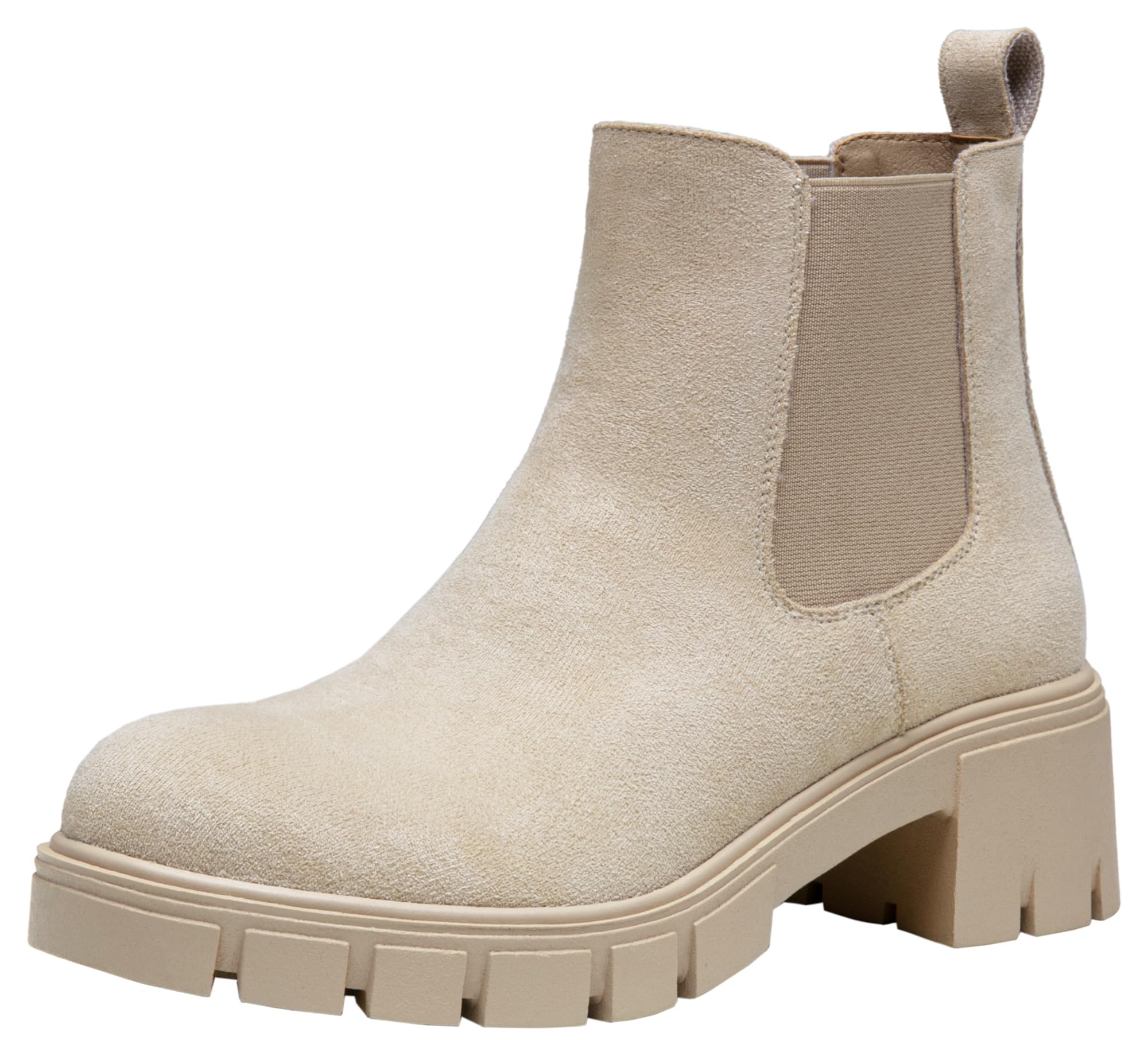Women's Classic Chelsea Ankle Boots - Low Block Heel, Slip-On Style For Office & Casual Wear