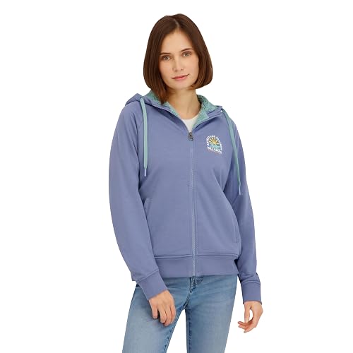 Billabong Women's Full Zip Sherpa Lined Hoodie Jacket