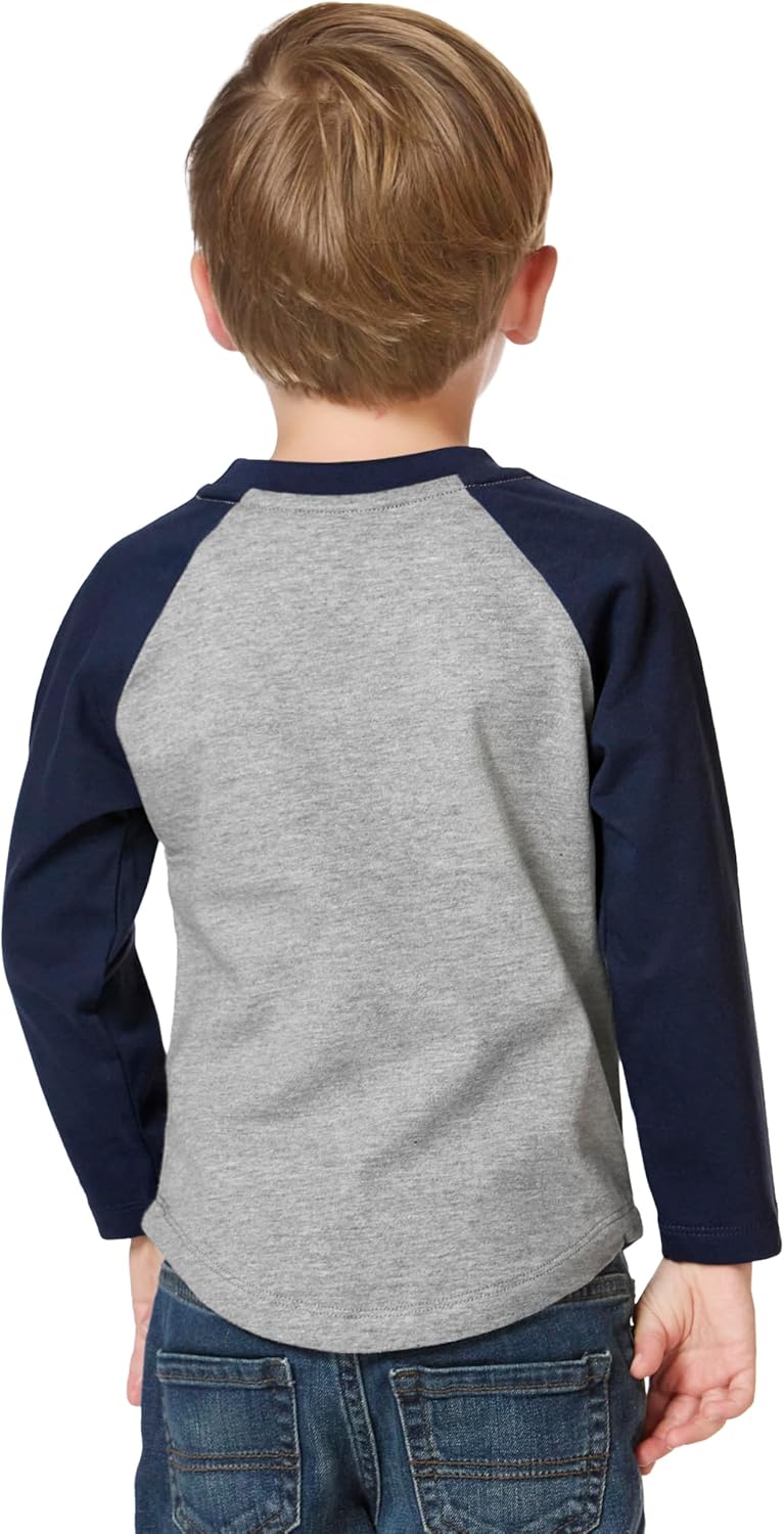 Little King NCAA Toddler Long Sleeve Raglan T Shirt-Team Logo-Team Colors (2T 3T 4T)