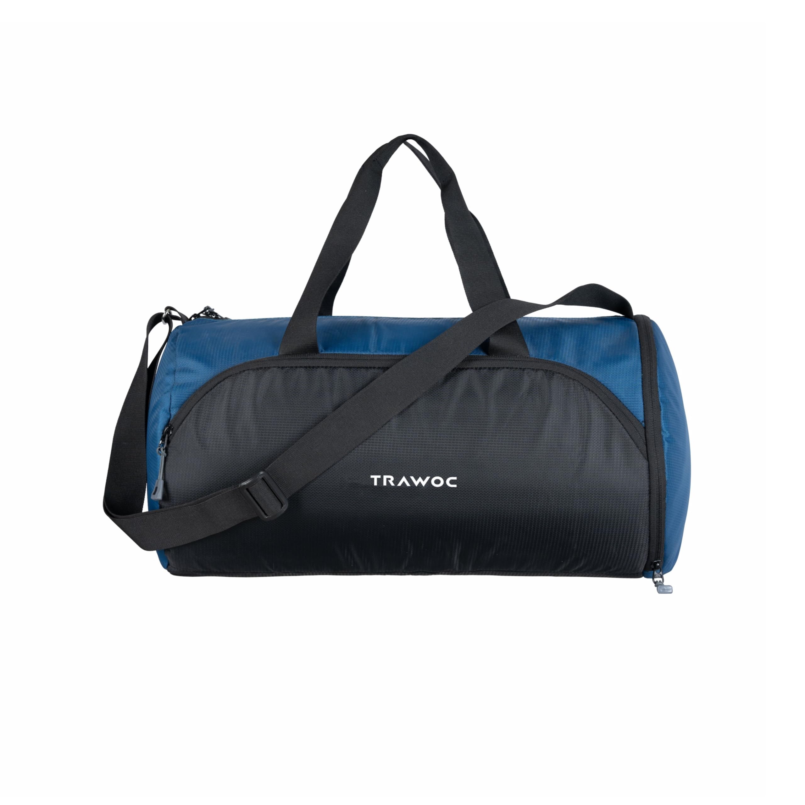 30L Gym, Sports & Travel Duffle TMPB02, Unisex Duffel Bag with Shoe Compartment | 3-Year Warranty, EnglishBlue-image-29