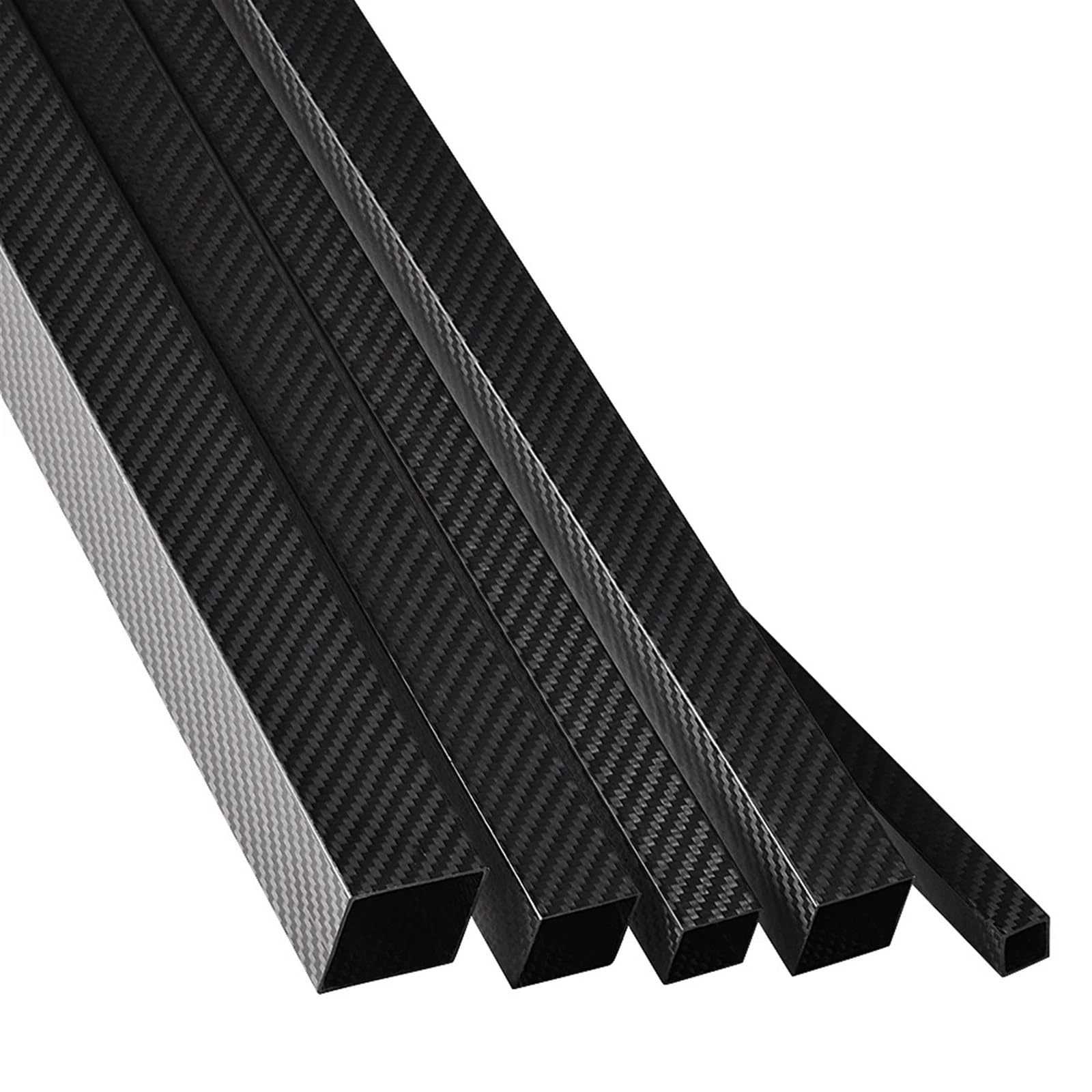 1Pcs Length 1000mm OD8mm 10mm 15mm18mm 20mm 22mm 25mm 30mm 100% 3K Full Carbon Twill Matte Carbon Fiber Rectangular Square Tube 3K Carbon Fiber Square(25x25x20mm)