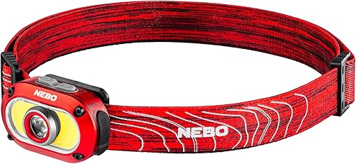 Miniatura 1 de NEBO MYCRO 550+ - Linterna frontal recargable  550 lúmenes, 7 modos de luz, resistente al agua, clip desmontable para sombrero, lámpara de cabeza