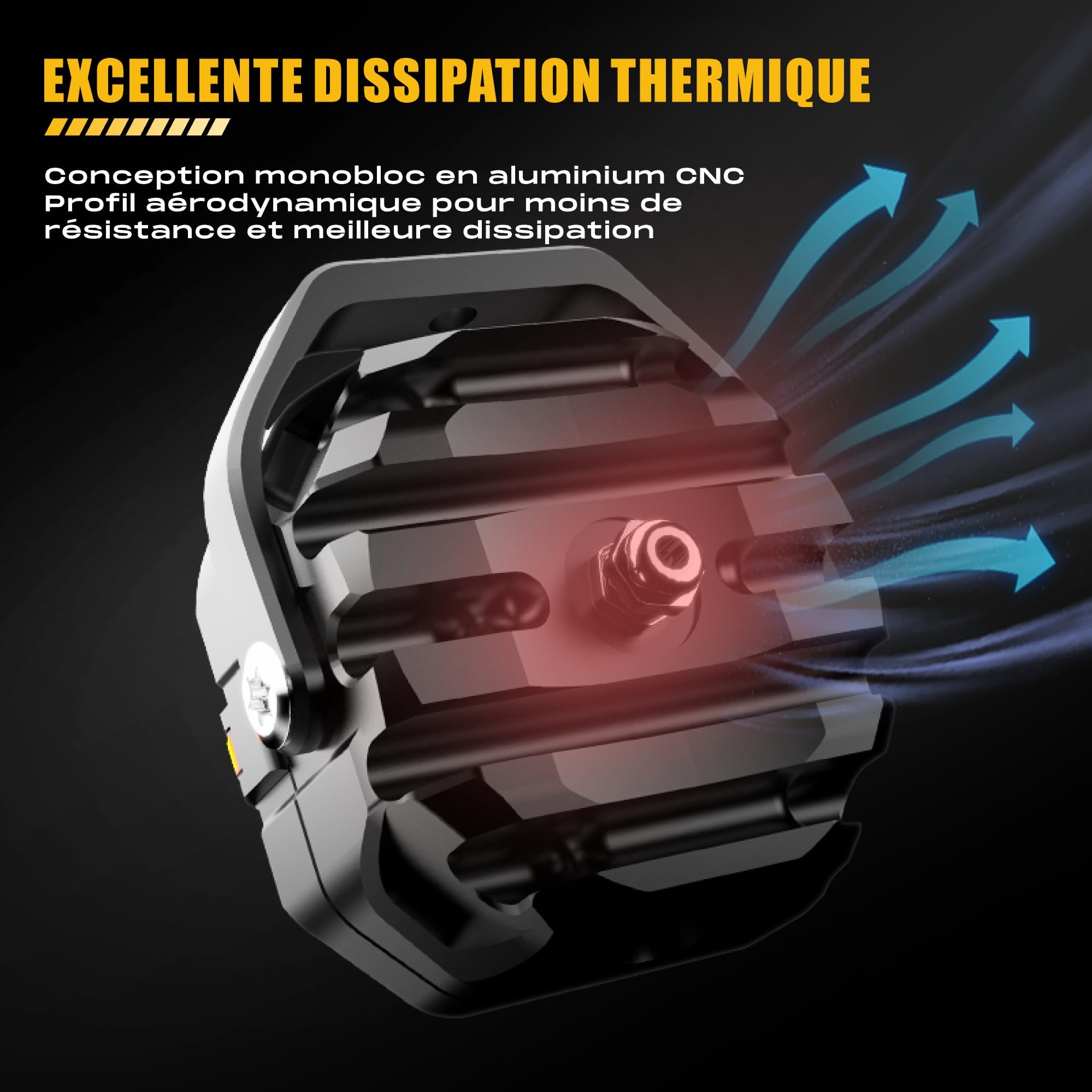 Future Eyes Z4 phare additionnel moto led feux auxiliaire moto homologué