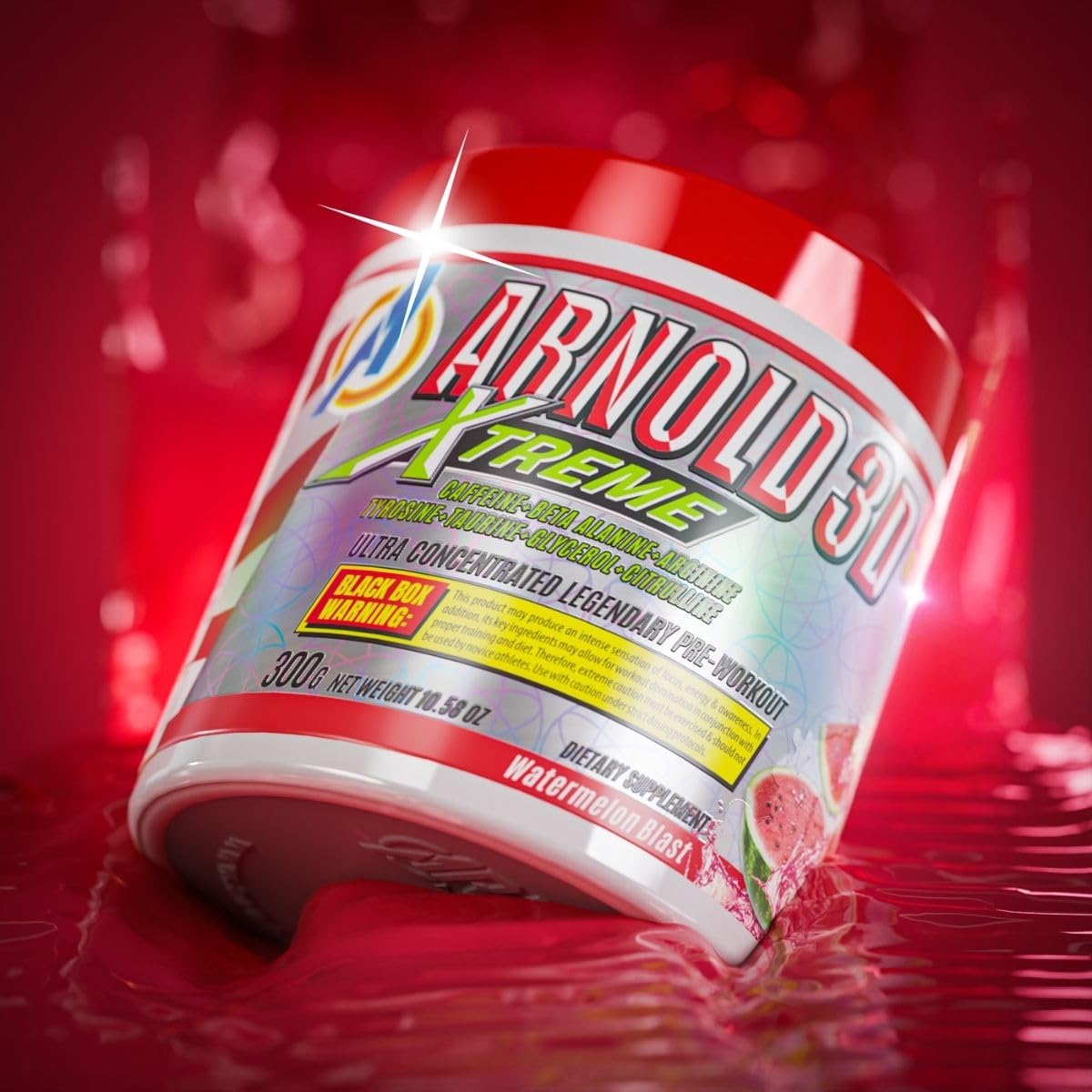 Pre-Workout - Arnold 3D Xtreme 300g - Arnold Nutrition - Sabor