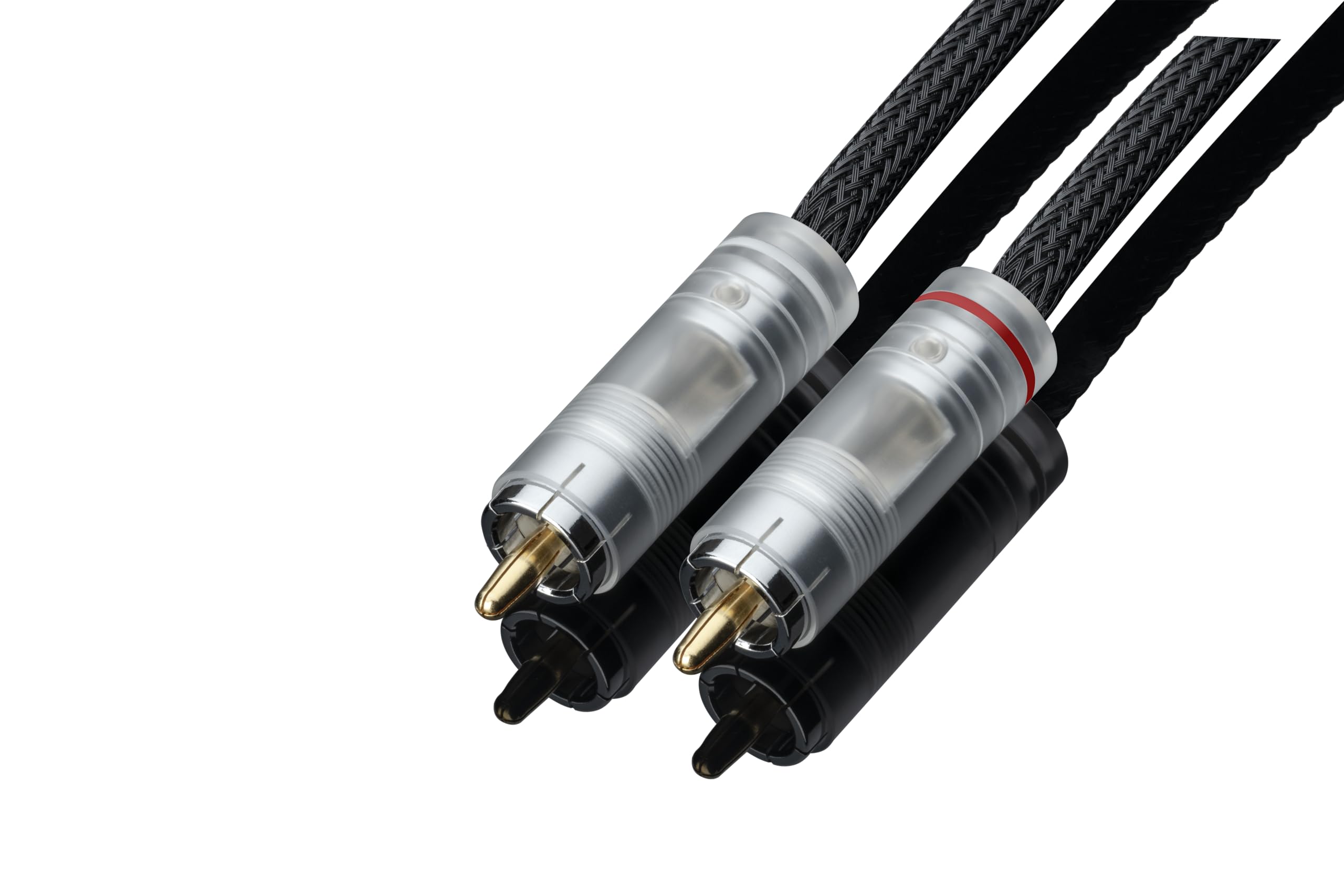 Pro-Ject Connect it Line S RCA, Cavo audio Cinch di alta qualità con conduttore in rame OFC e connettori placcati in oro (0,41 m)