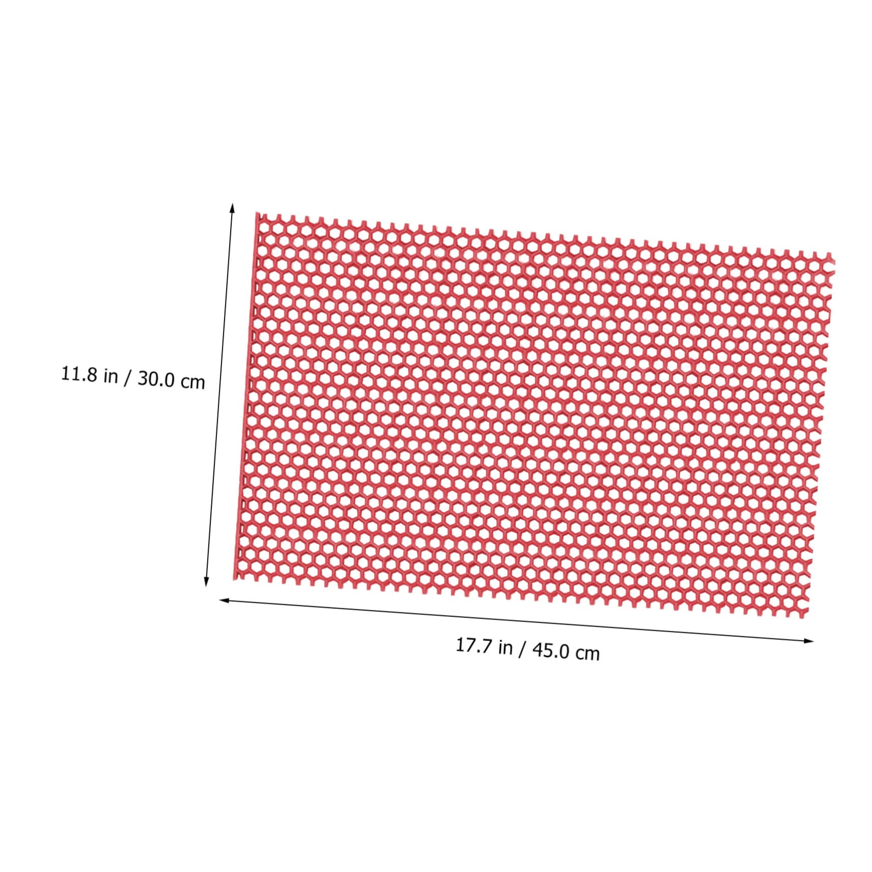 Tappetino Base Isolante per Gabbia in Pvc per Cani Bordi Arrotondati Accessorio Veloce Drenaggio Dell'urina per Recinto Animale Domestico per Cuccia Rossa