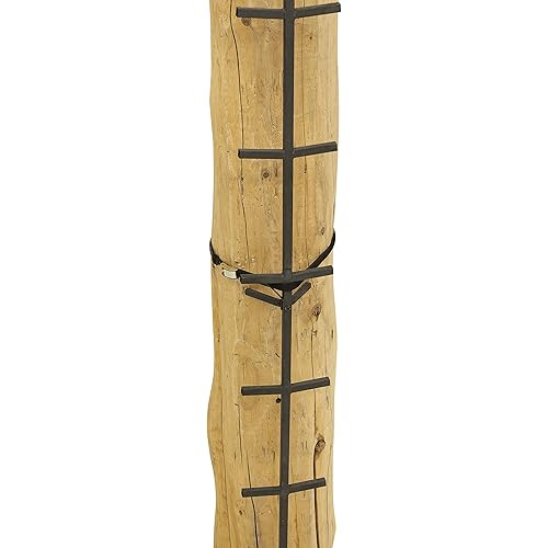 Rivers Edge RE723, Big Foot 20' Connect-N-Climb, Tree Stand Climbing System, 5’ Sections (4 Total), Double-Step Design, Permanent Non-Slip Coating, Black